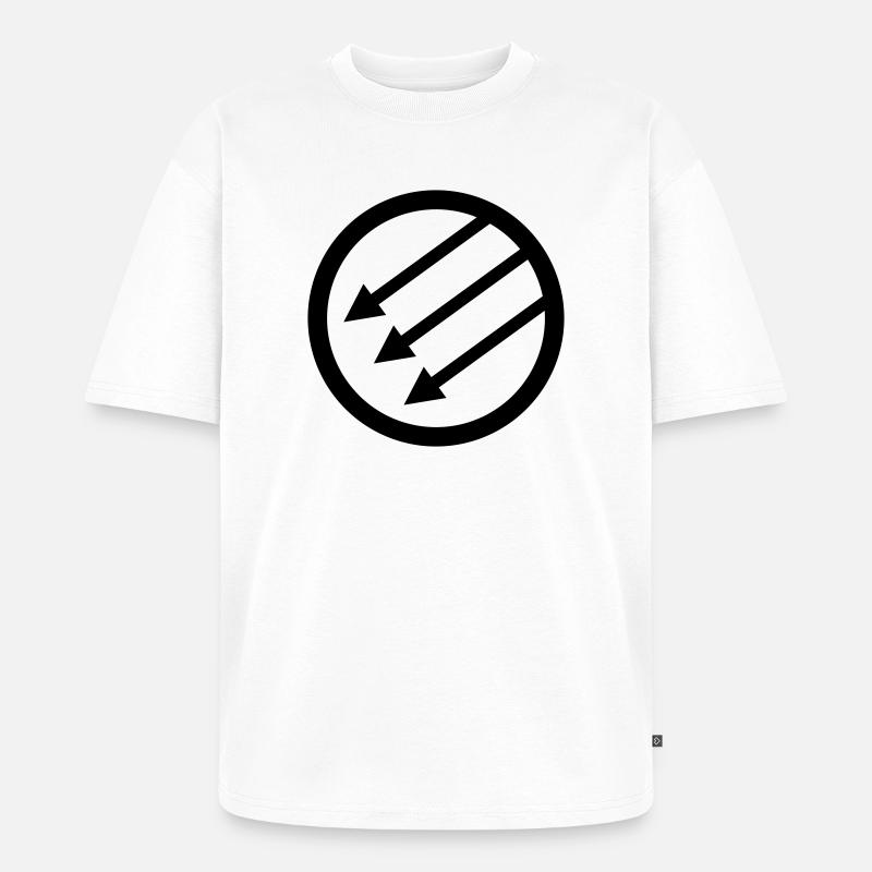 Iron Front / Eiserne Front / Järnfronten - Unisex Premium Oversized Bio T-Shirt - Weiß