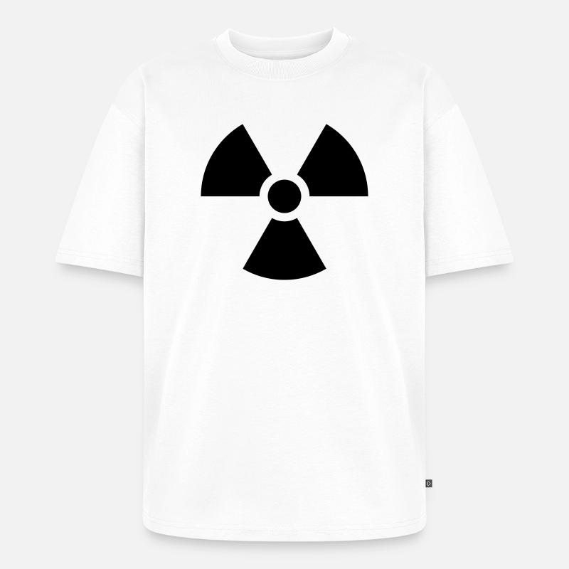 Atom Nuklear - Unisex Premium Oversized Bio T-Shirt - Weiß
