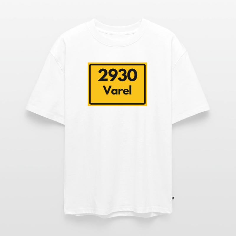 OLD POSTCODE POSTCODE RETRO 2930 VAREL MEER & MÜHLE Unisex Premium Oversized Organic T-Shirt