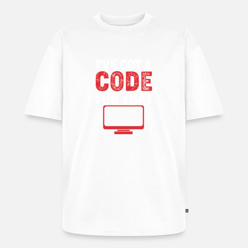 Medizin Coder - Unisex Premium Oversized Bio T-Shirt - Weiß