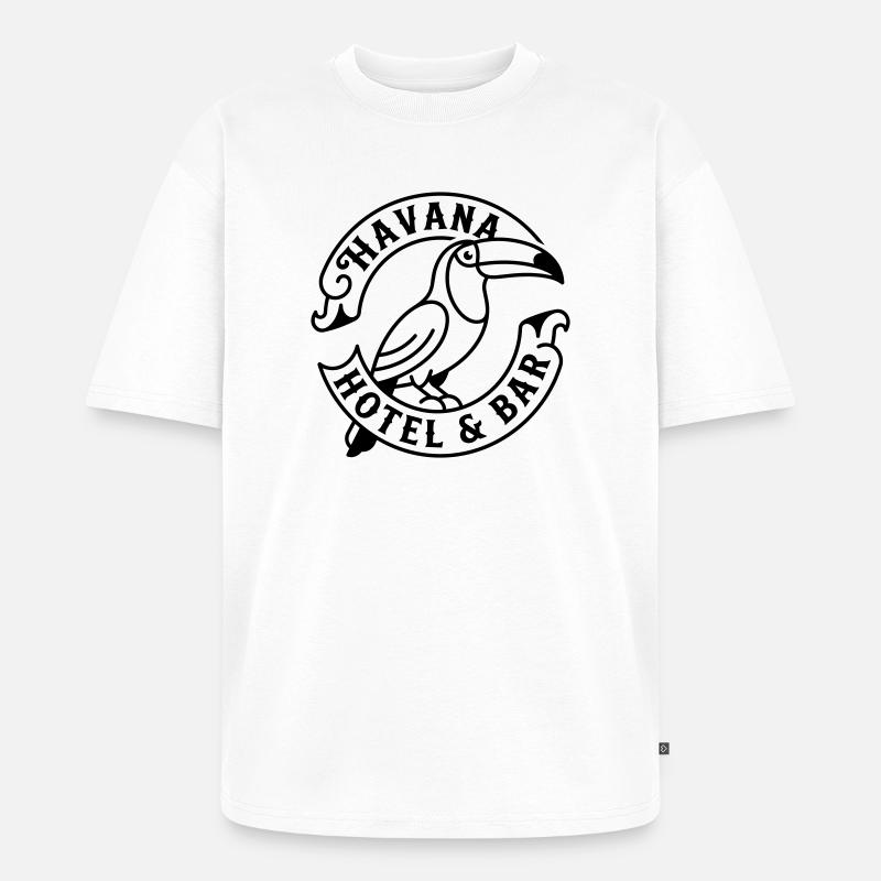 Havanna - Unisex Premium Oversized Bio T-Shirt - Weiß