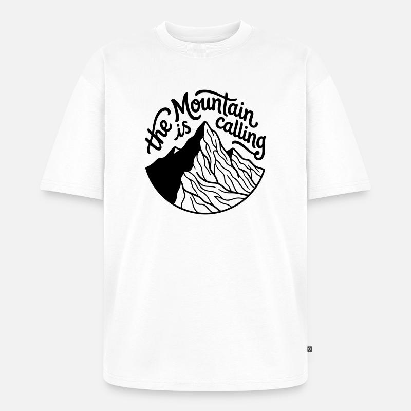 Alpinist - Unisex Premium Oversized Bio T-Shirt - Weiß