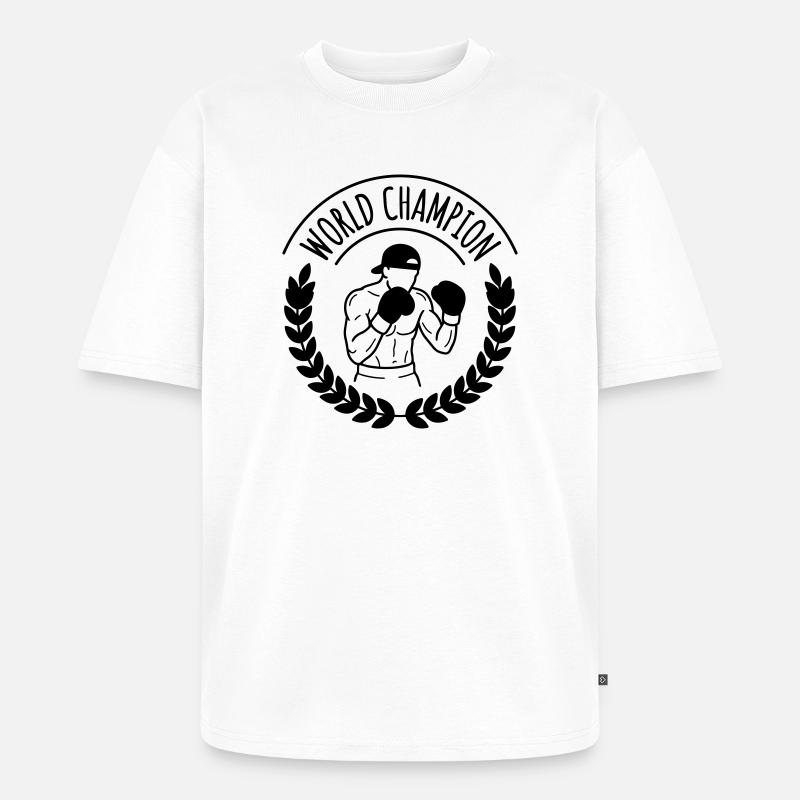 Boxen - Unisex Premium Oversized Bio T-Shirt - Weiß