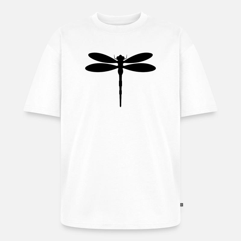 Libelle - Unisex Premium Oversized Bio T-Shirt - Weiß