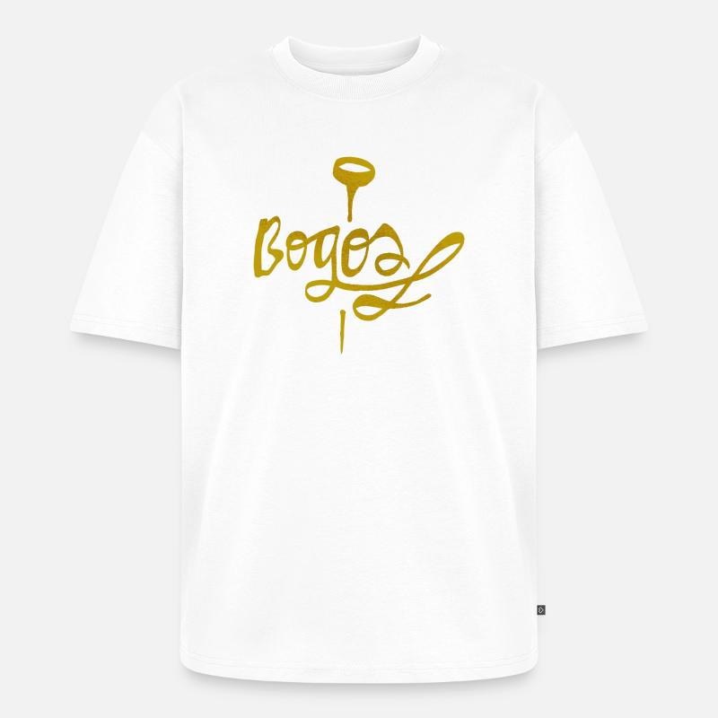Bogos - Unisex Premium Oversized Bio T-Shirt - Weiß