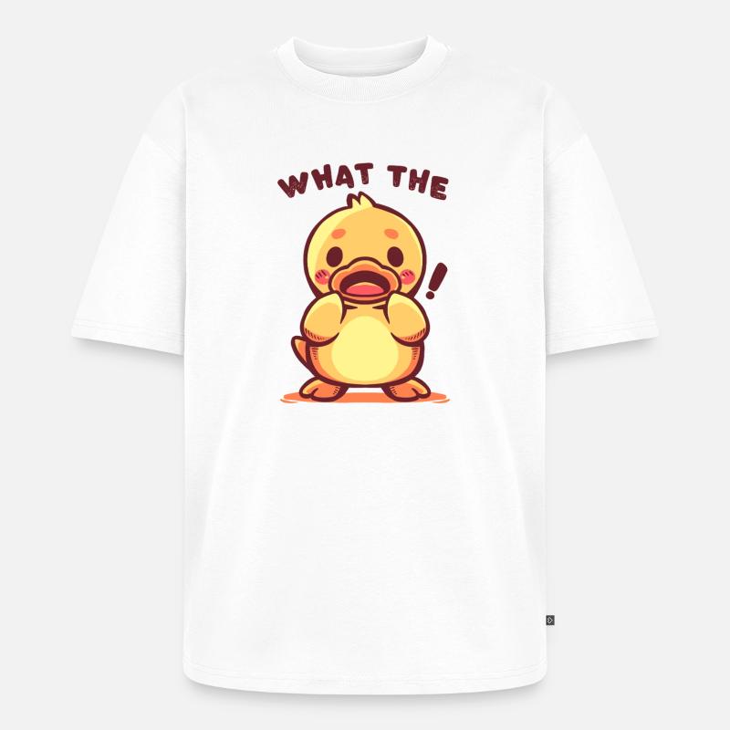 Was ist das - Unisex Premium Oversized Bio T-Shirt - Weiß