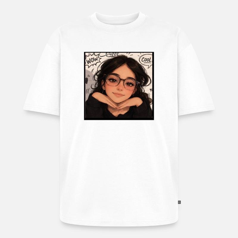 Susan - Unisex Premium Oversized Bio T-Shirt - Weiß
