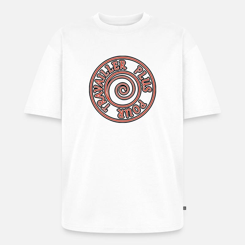 Wertarbeit - Unisex Premium Oversized Bio T-Shirt - Weiß