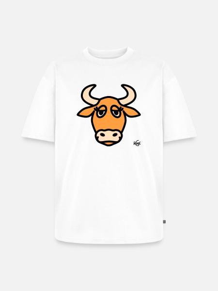 Taurus Large - Unisex Premium Oversized Organic T-Shirt - white