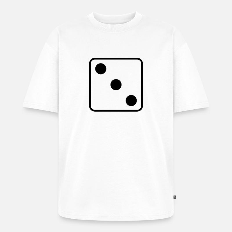Dit - T-shirt Premium bio oversize Unisexe - blanc