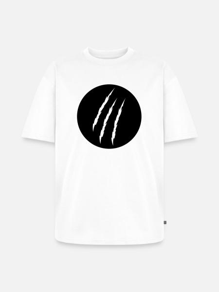 claw - Unisex Premium Oversized Organic T-Shirt - white
