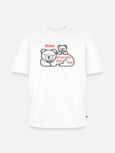 Kita Kind - Unisex Premium Oversized Bio T-Shirt - Weiß