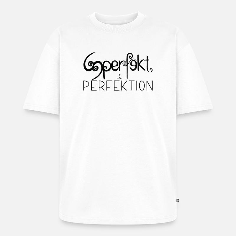 Statement - Unisex Premium Oversized Organic T-Shirt - white