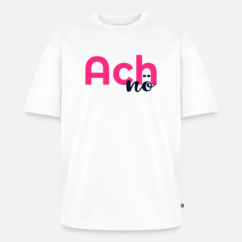 Expression de déception - T-shirt Premium bio oversize Unisexe - blanc