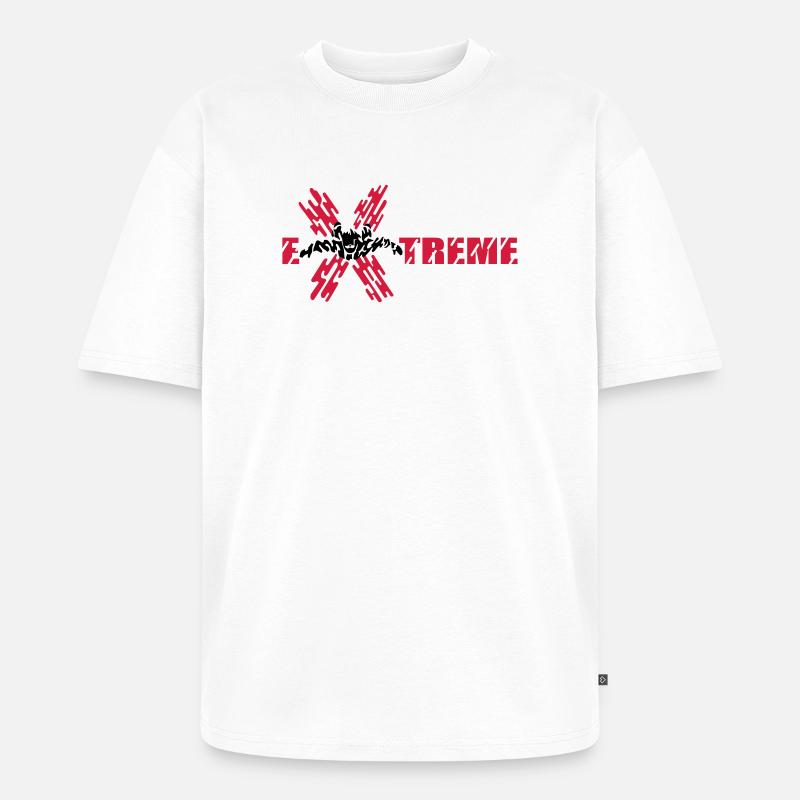 skydiver extreme - Unisex Premium Oversized Bio T-Shirt - Weiß