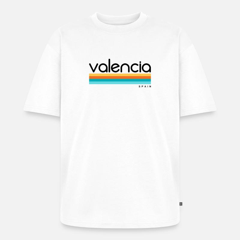 Valencia - Spain - Spanien - Espana - Unisex Premium Oversized Bio T-Shirt - Weiß