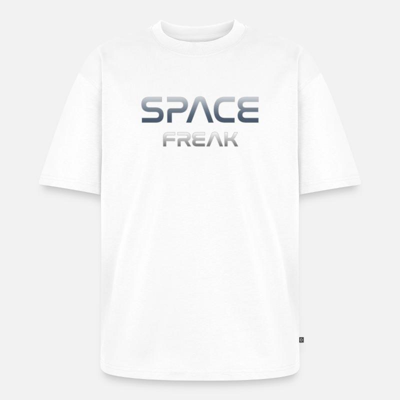 Space Freak Celestial Gradient Tee - Premium unisex Oversized luomu-t-paita - valkoinen