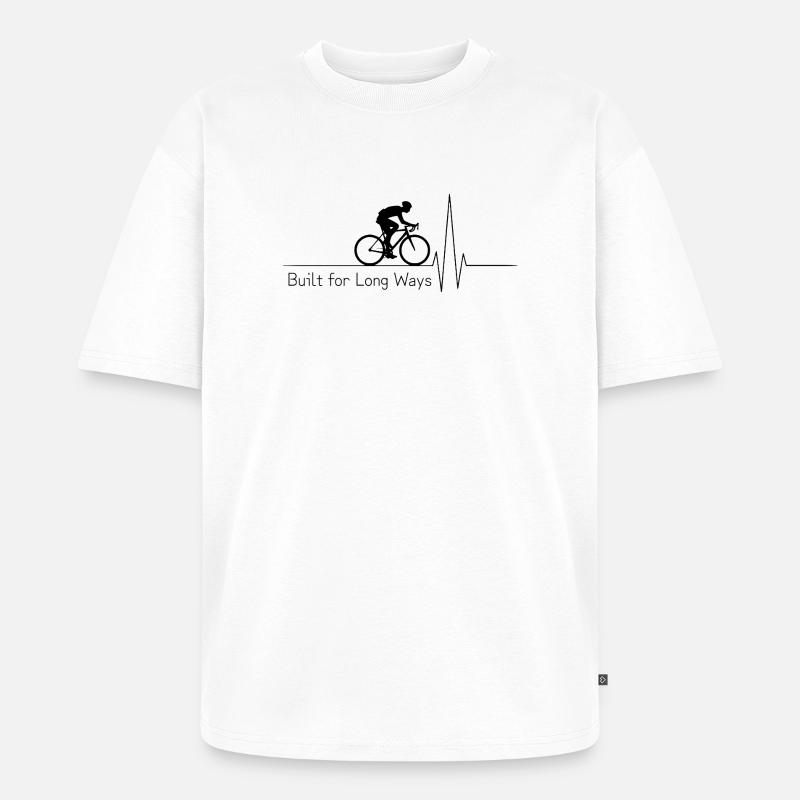 Built for Long Ways - Unisex Premium Oversized Bio T-Shirt - Weiß