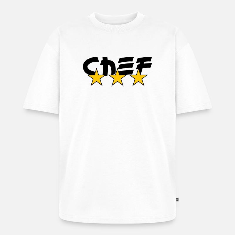 Koch – Küche – Koch - Unisex Premium Oversized Bio T-Shirt - Weiß
