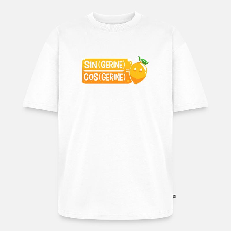 Mathematik mathematisch Mathe Mathematiker - Unisex Premium Oversized Bio T-Shirt - Weiß