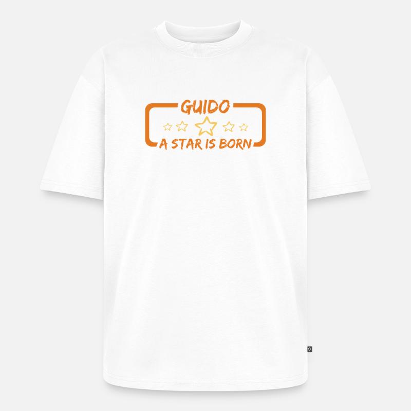 Geschenk Guido - Unisex Premium Oversized Bio T-Shirt - Weiß