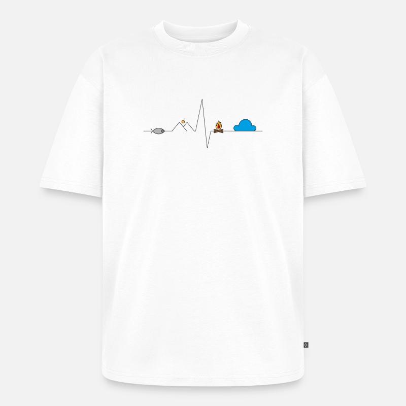 Adventure - Unisex Premium Oversized Bio T-Shirt - Weiß