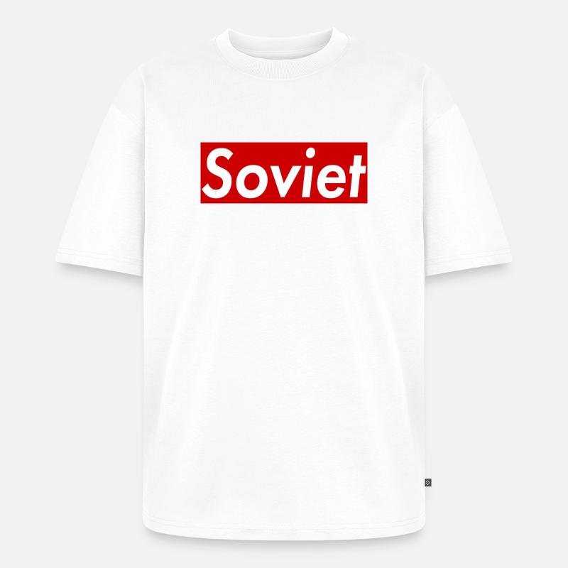 Soviet - Unisex Premium Oversized Organic T-Shirt - white