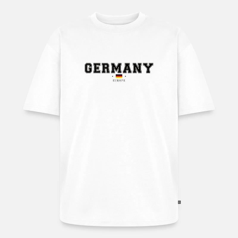 Germany - Unisex Premium Oversized Bio T-Shirt - Weiß