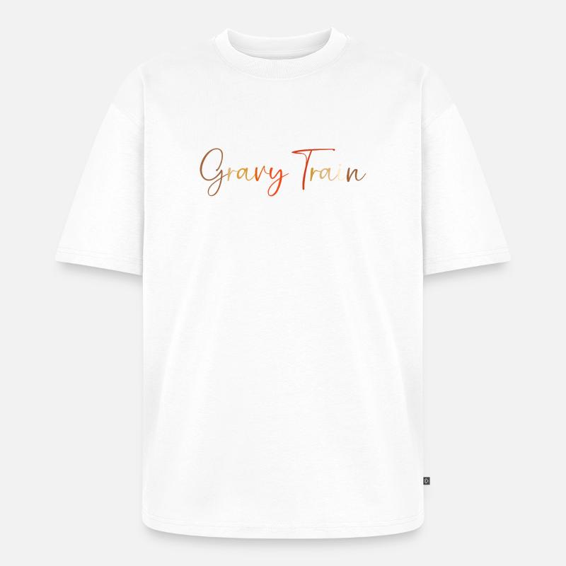 Thanksgiving Mama Mutter Oma Großmutter - Unisex Premium Oversized Bio T-Shirt - Weiß