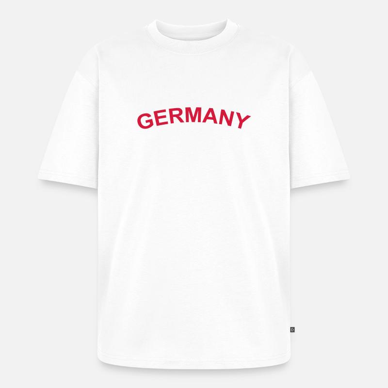 Germany - Unisex Premium Oversized Bio T-Shirt - Weiß