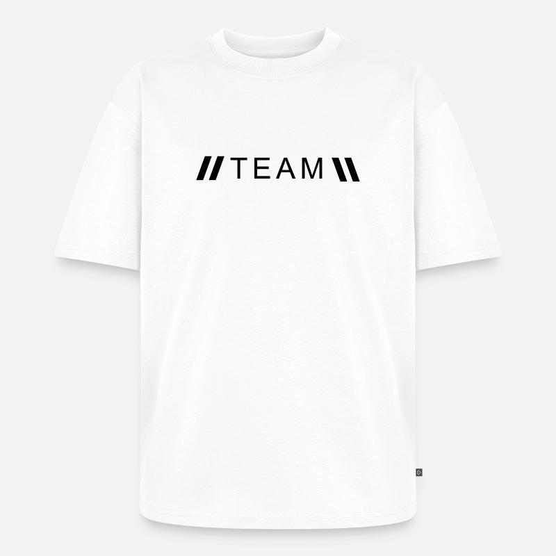 Style Team - Unisex Premium Oversized Bio T-Shirt - Weiß
