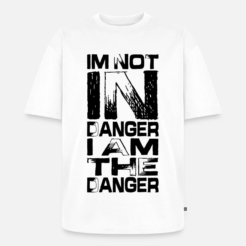 Minimalistischer Horizont - Unisex Premium Oversized Bio T-Shirt - Weiß