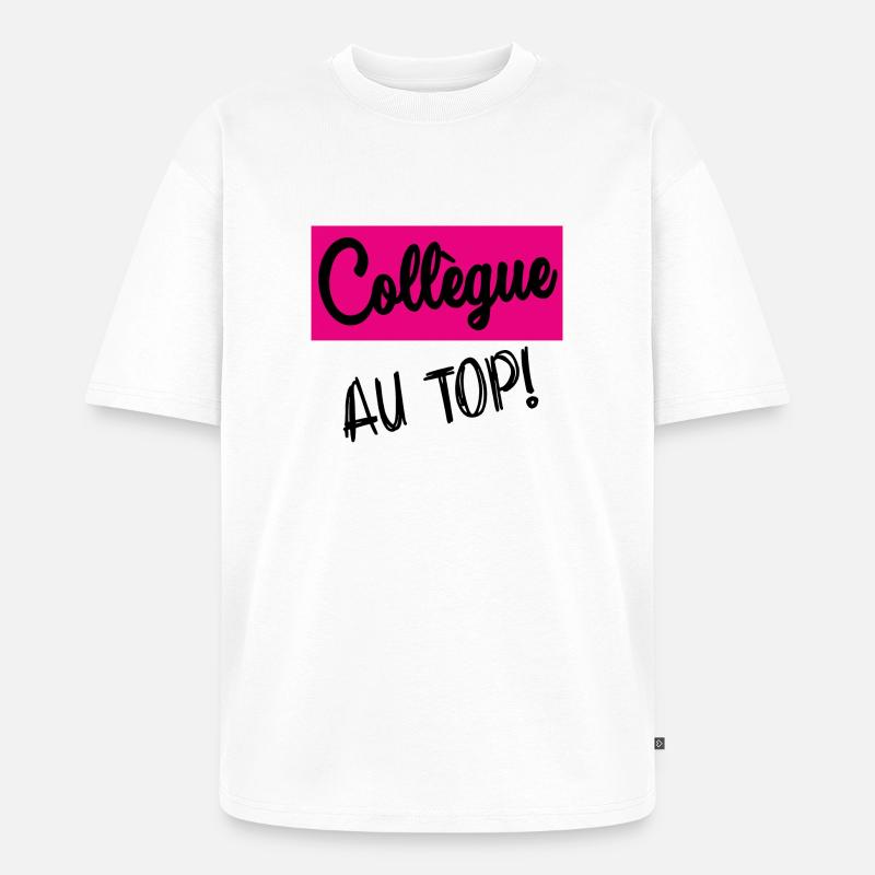 KOLLEGE - Unisex Premium Oversized Bio T-Shirt - Weiß