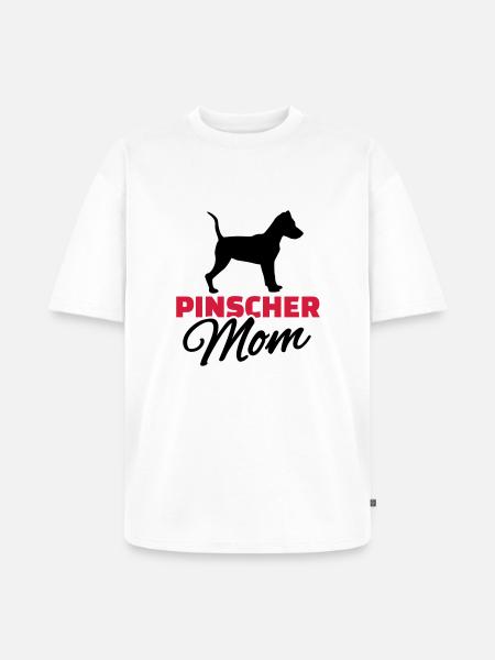 Zwergpinscher - Unisex Premium Oversized Bio T-Shirt - Weiß