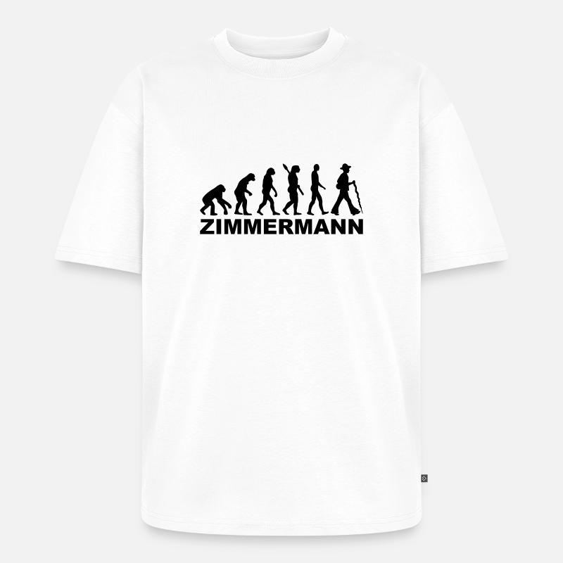 Zimmermann - Unisex Premium Oversized Bio T-Shirt - Weiß