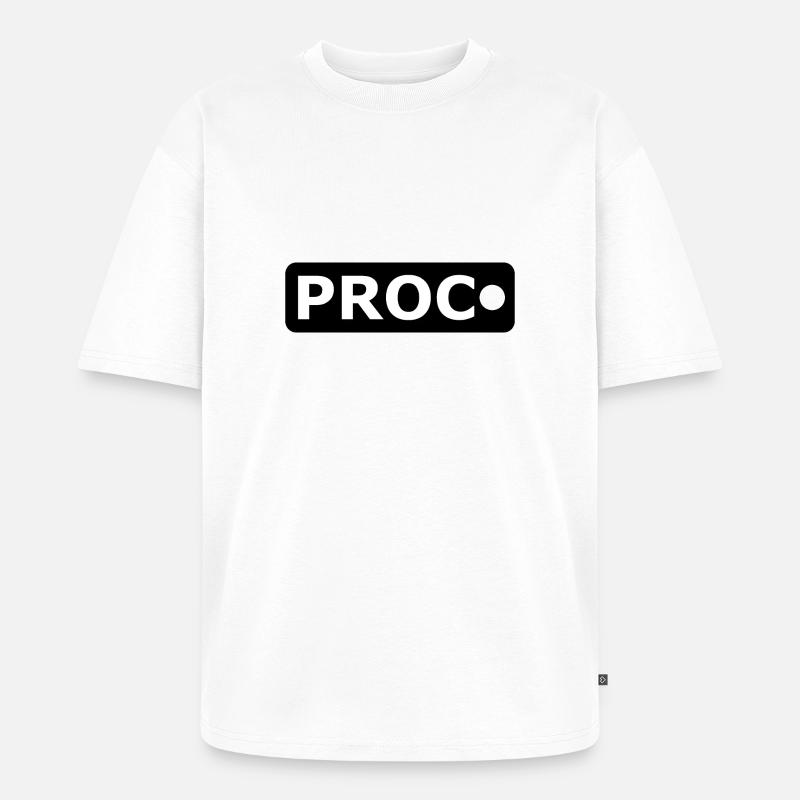 ProcDOT - Analyse visuelle Malware - T-shirt Premium bio oversize Unisexe - blanc
