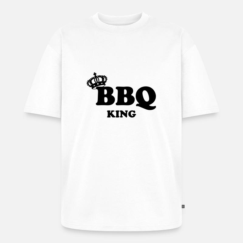 BBQ - Unisex Premium Oversized Bio T-Shirt - Weiß