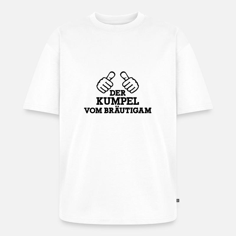 Junggesellenabschied - Unisex Premium Oversized Bio T-Shirt - Weiß