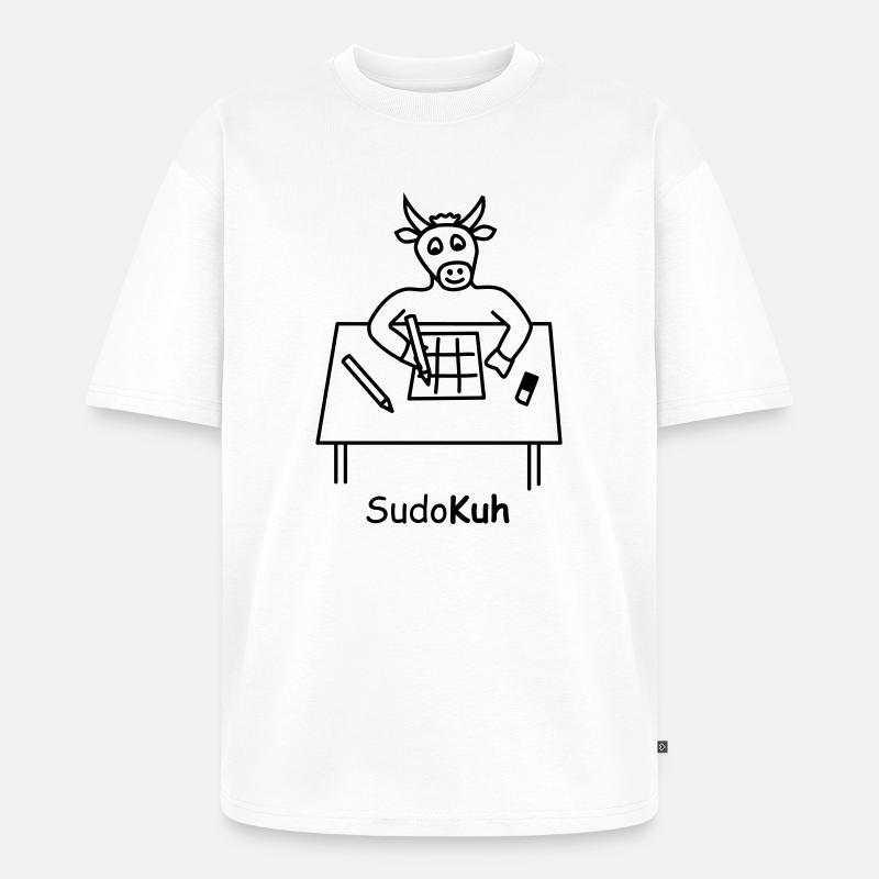 Sudo-Kuh - Unisex Premium Oversized Bio T-Shirt - Weiß