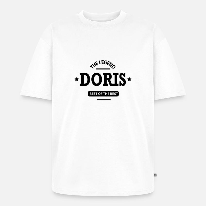 doris - Unisex Premium Oversized Bio T-Shirt - Weiß