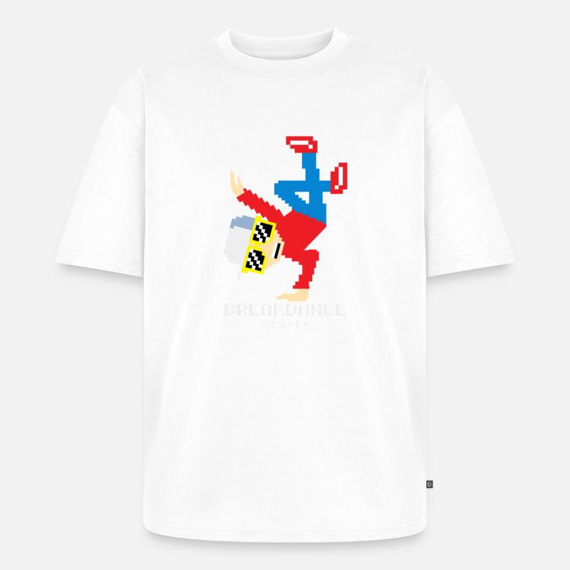 Breakdance B-Boy  - Unisex Premium Oversized Bio T-Shirt - Weiß
