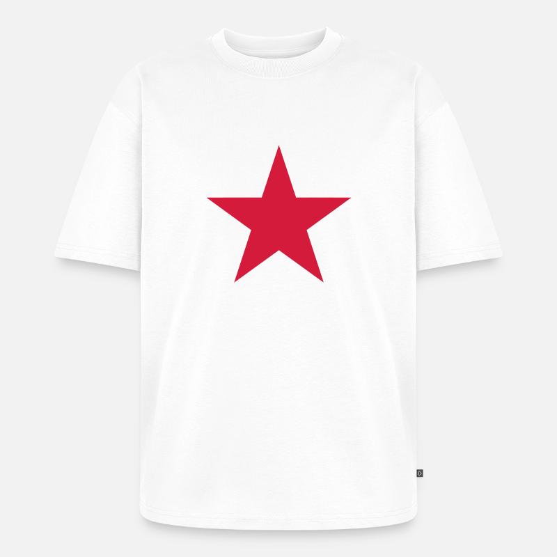 Stern - Unisex Premium Oversized Bio T-Shirt - Weiß