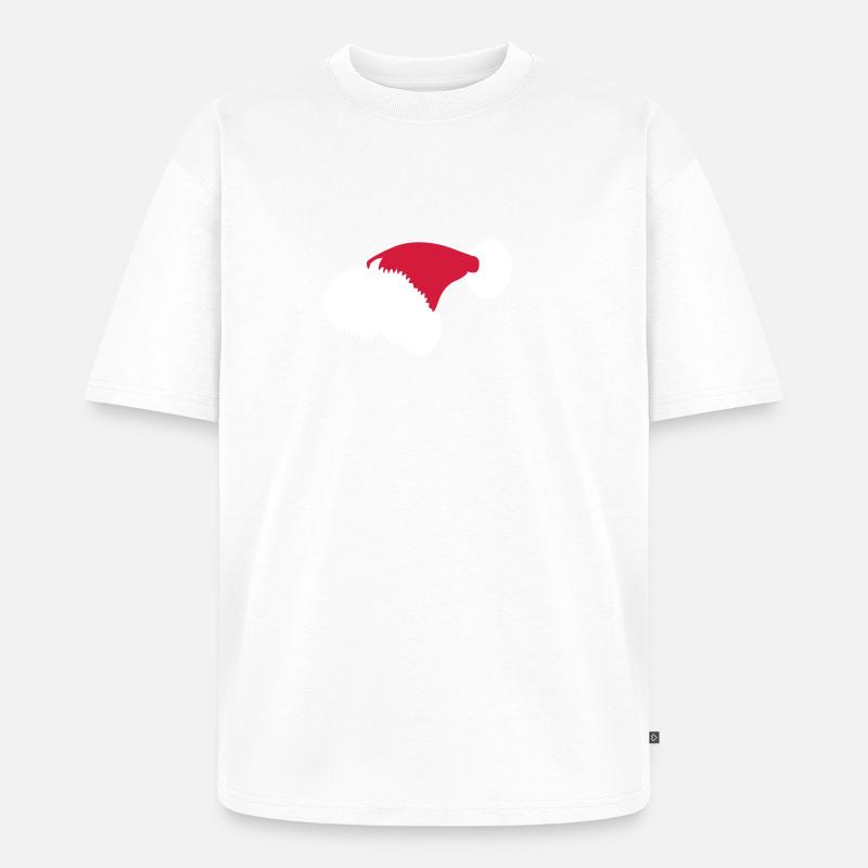 Weihnachtsmann - Unisex Premium Oversized Bio T-Shirt - Weiß