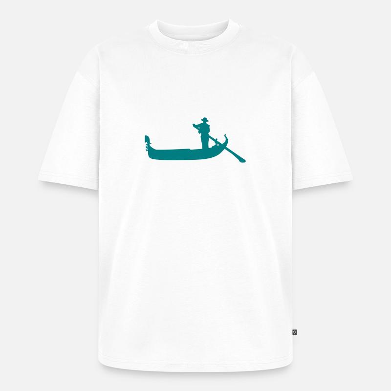 Gondel - Unisex Premium Oversized Bio T-Shirt - Weiß