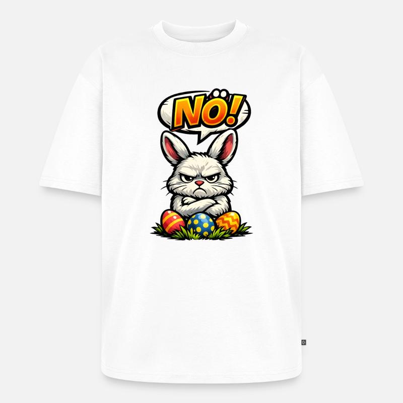 Lower Austrian Bunny Easter Gift - Unisex Premium Oversized Organic T-Shirt - white