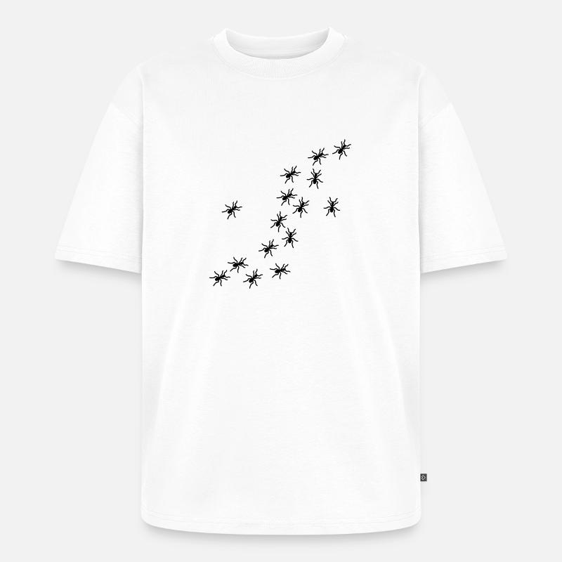 Fourmi - T-shirt Premium bio oversize Unisexe - blanc