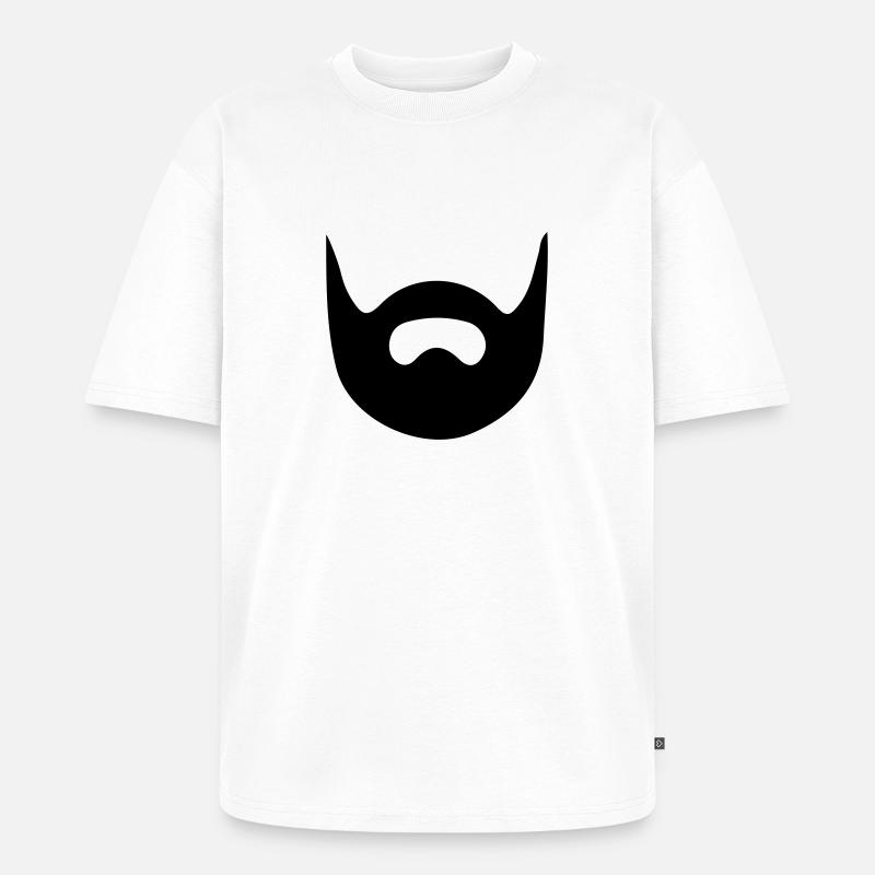 Bart - Unisex Premium Oversized Bio T-Shirt - Weiß