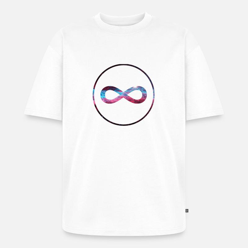 Infinity - Unisex Premium Oversized Bio T-Shirt - Weiß