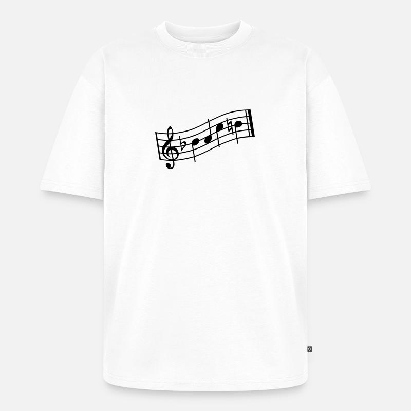 bach - Unisex Premium Oversized Bio T-Shirt - Weiß