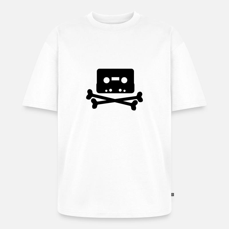 Piratbyrån - Unisex Premium Oversized Bio T-Shirt - Weiß